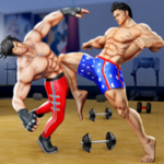 gym fighting android application logo